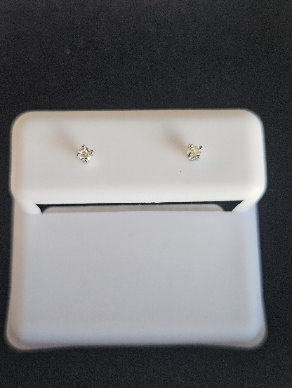2mm Moissanite 925 Sterling Silver Screw Back Stud Earrings
